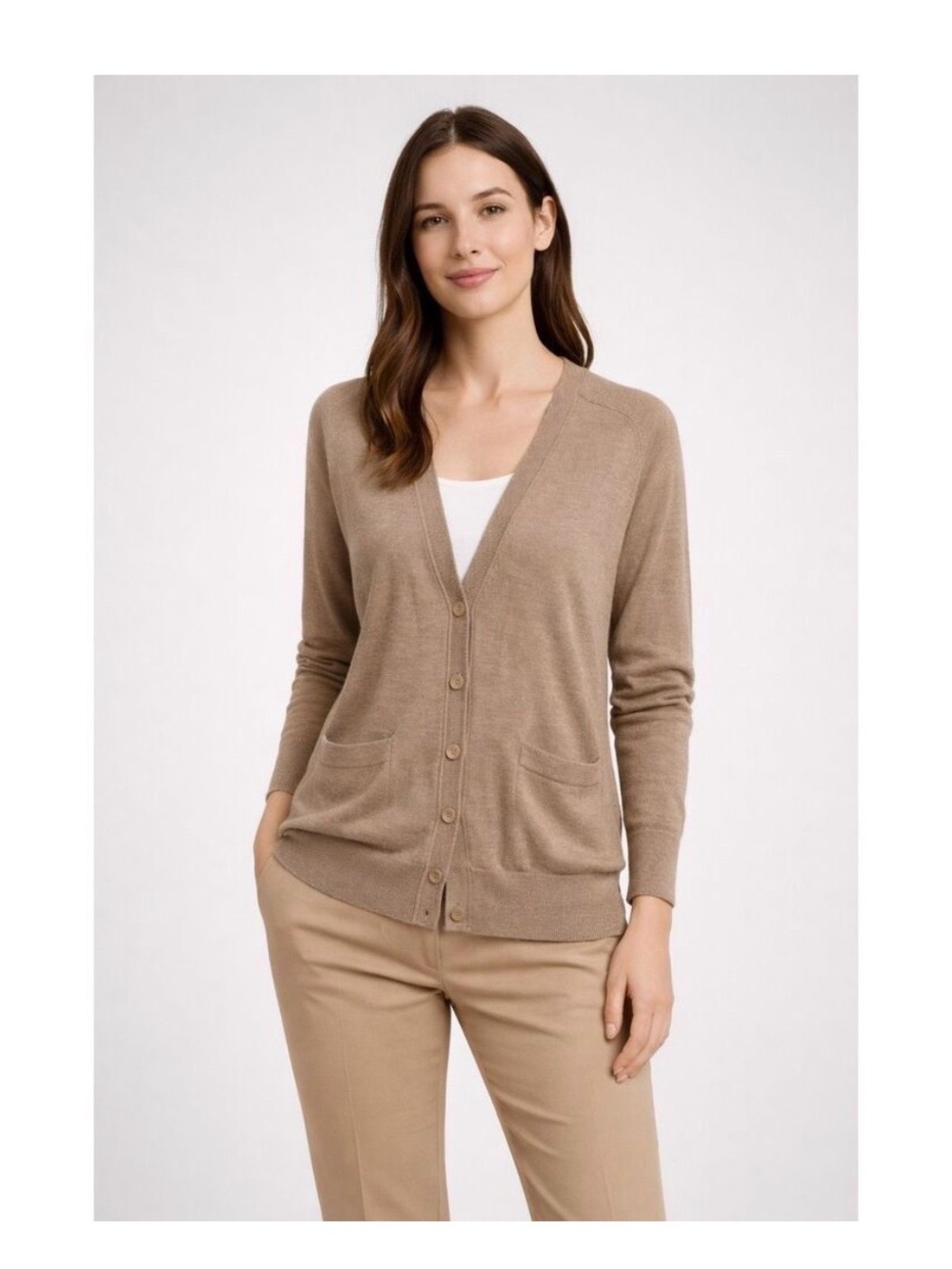J.Crew Merino Wool Cardigan, Sz M